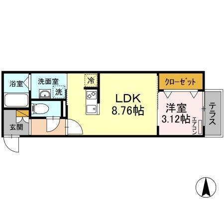 プチメゾン北小金の間取り