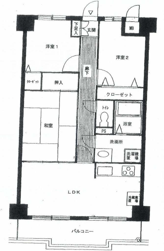 相模湖藤野ダイヤモンドマンションの間取り
