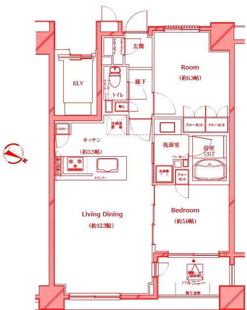 プレシス関内千歳公園_間取り_0