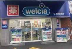 ドラックストア　ウエルシア文京根津店（ドラッグストア）まで570m