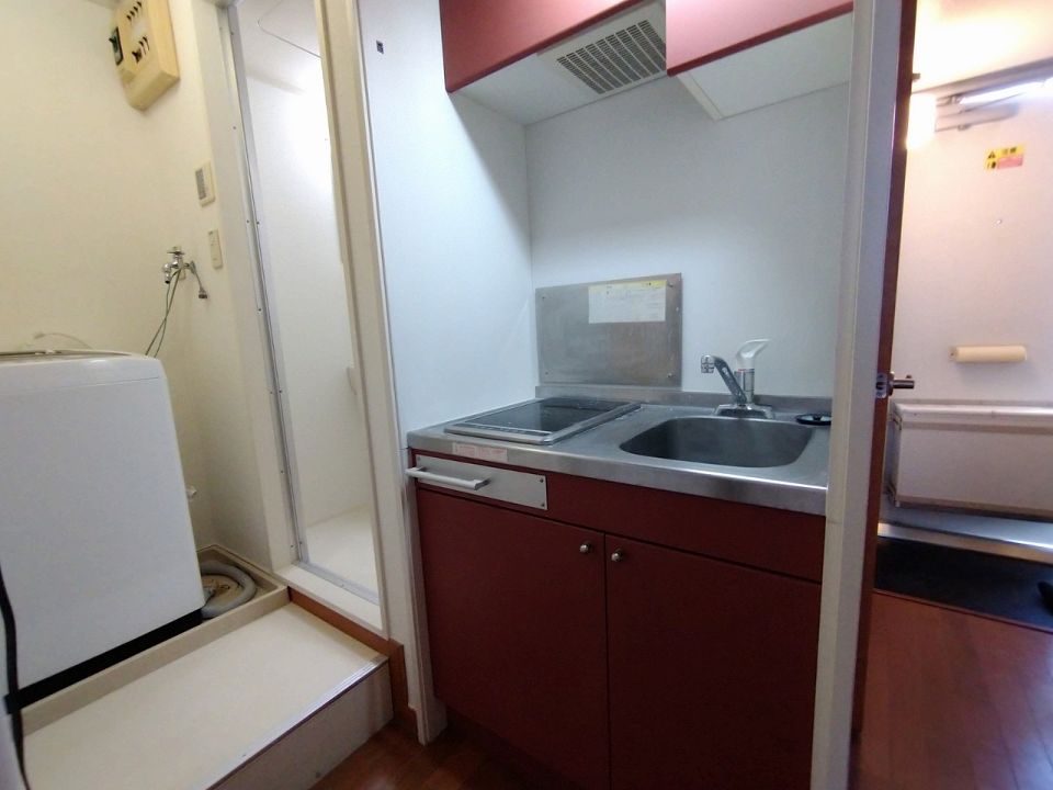 キッチン　シングルレバー設置