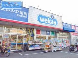 ドラックストア　ウエルシア足立島根店（ドラッグストア）まで392m