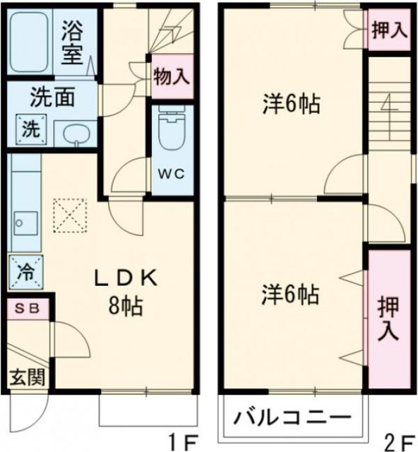 シェル ド ルイールの間取り写真