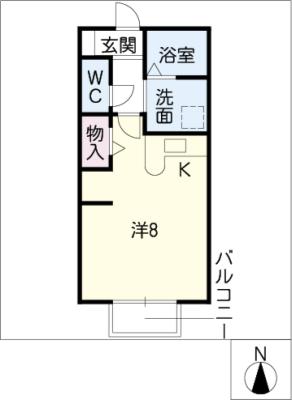 プチシャトー植田の間取り写真