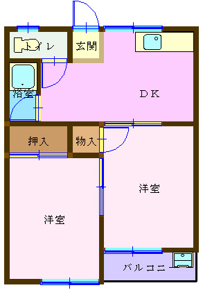 菅谷コーポの間取り