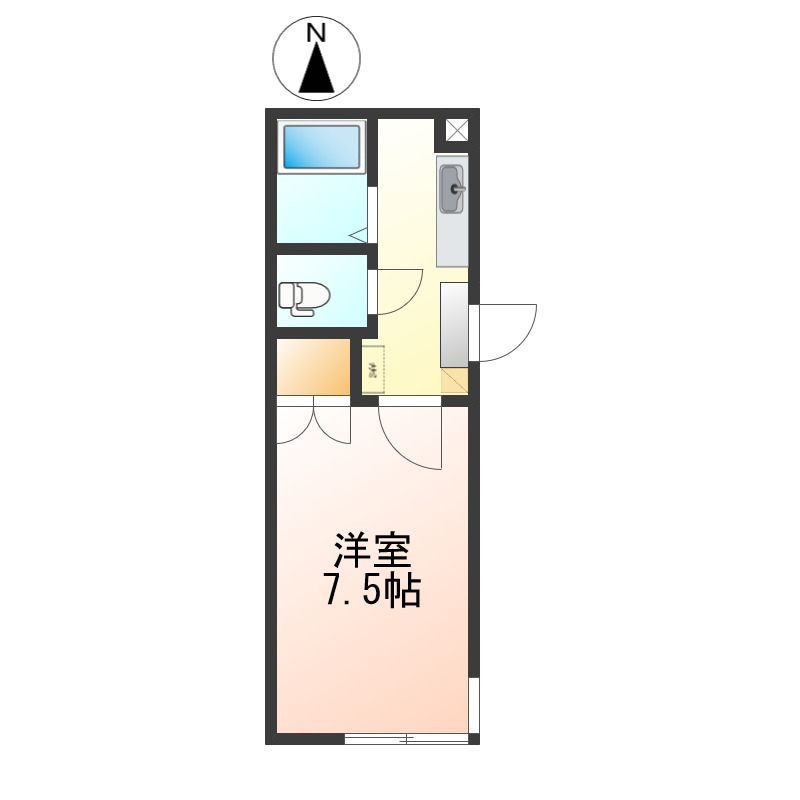 アベニュー中桜田の間取り