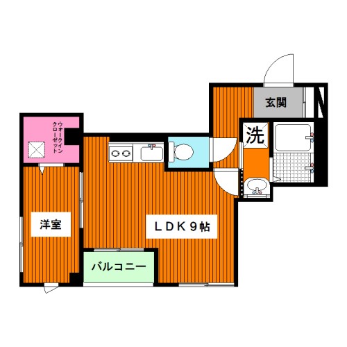 目黒区目黒本町のマンションの間取り