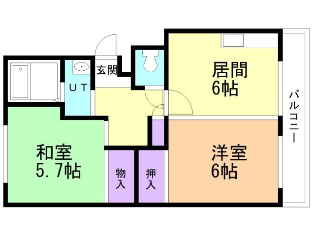 メゾン・ド・シャモニーの間取り