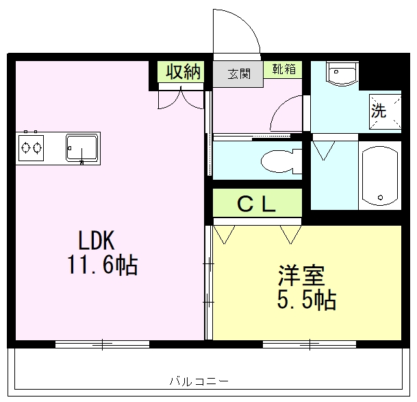 ＳＨＥＬＬ　ｔｏｗｎ　ＫＵＲＥＮＡＩの間取り