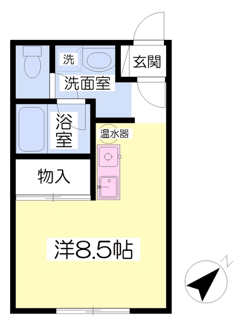 ヒルヴィレッヂ西岡の間取り