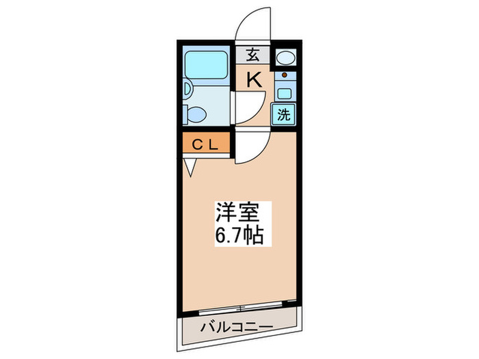 協和コーポ11の間取り