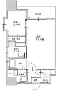 サンシティ博多の間取り