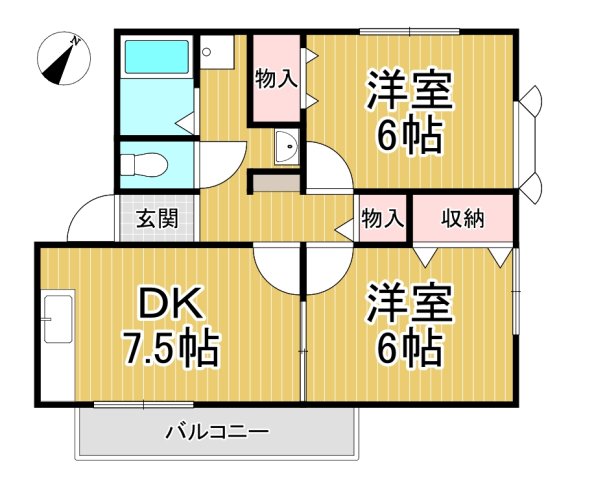 ヴィラクレールの間取り