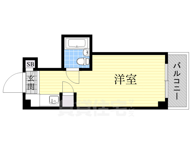 大阪市住之江区安立のマンションの間取り