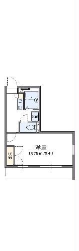 レオパレス中島の間取り