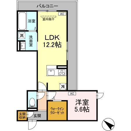 【セントラルヒルズの間取り】