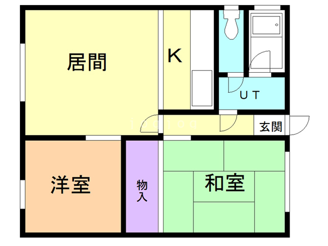 みそぎハイツIの間取り