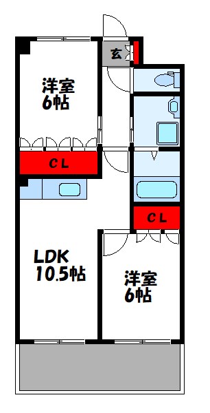 カメリアグランデIIの間取り