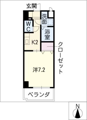 びぃ６植田の間取り