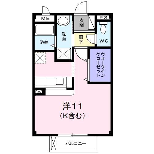 ラフォ－レ大光の間取り