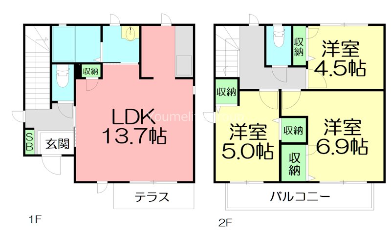 小池邸Ｂの玄関