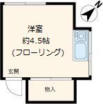 Tokyo Apartment @ Sengokuの間取り