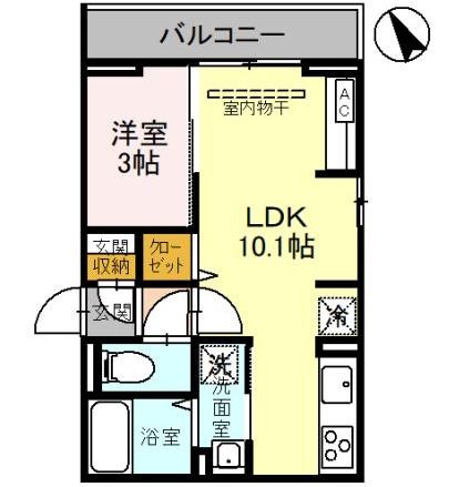 Noble Palece北浦和の間取り