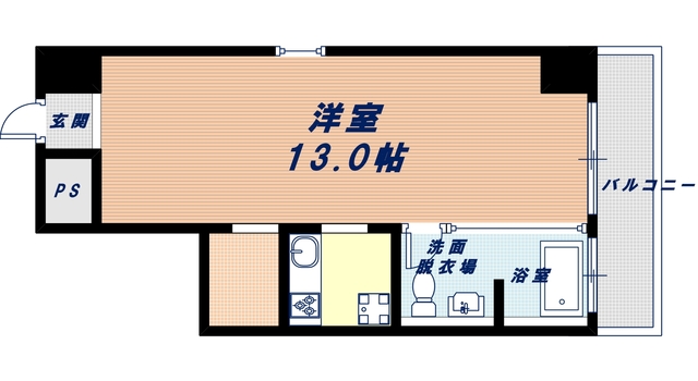 レキシントン・スクエア北堀江の間取り