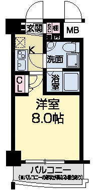 セレニテ甲子園IIの間取り