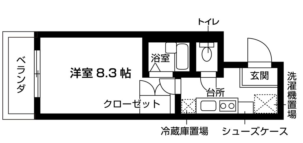 アヴァンセクール道正町の間取り