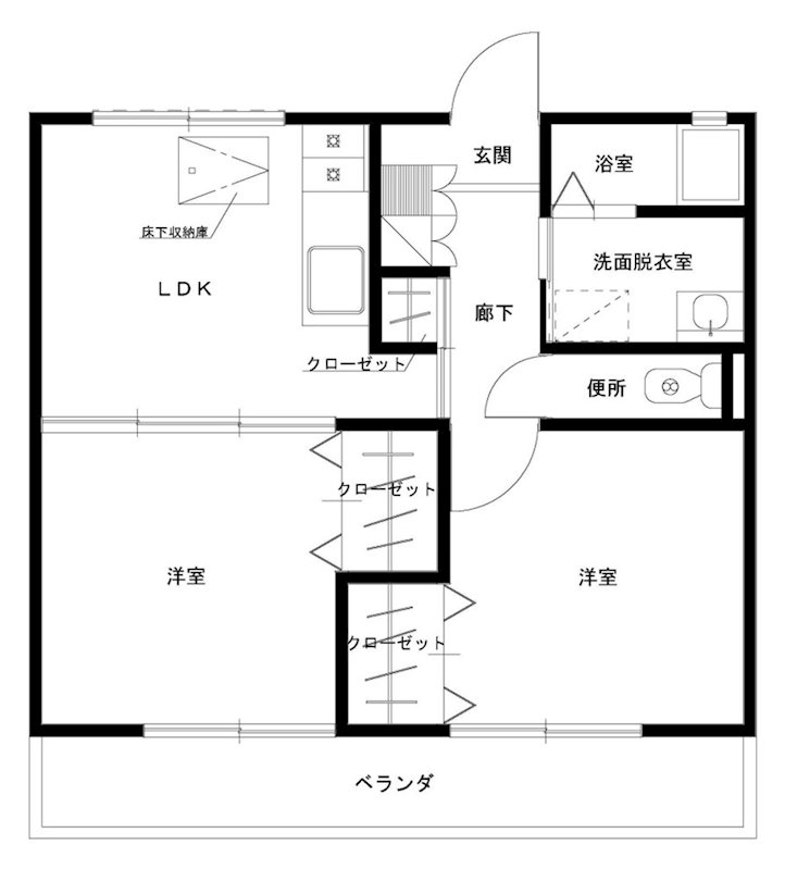 双葉ハイツの間取り