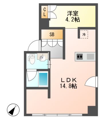 コレクション名駅IIIの間取り