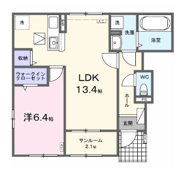 サファイアの間取り