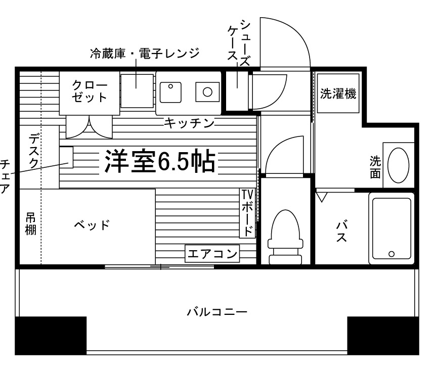 学生会館 NNB九大スクエアの間取り