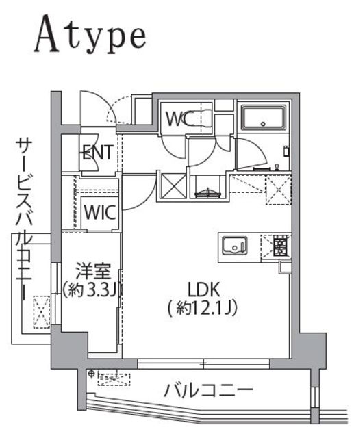 レスピール蓮根の間取り