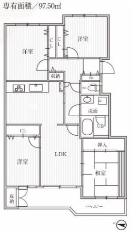 T’s garden横浜反町の間取り