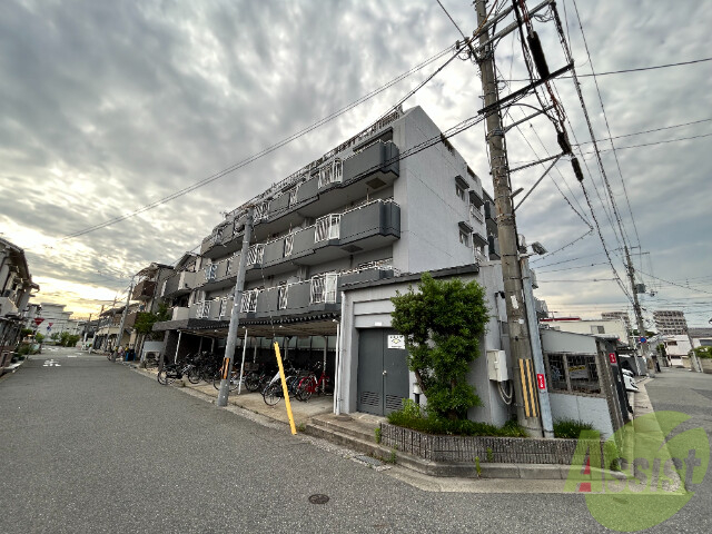 尼崎市浜田町のマンションの建物外観