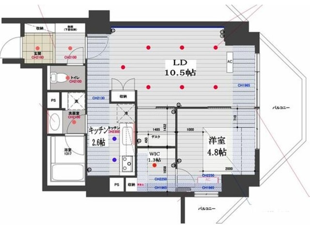 ドゥーエ東池袋の間取り