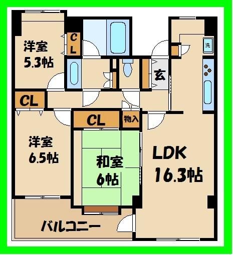 成城ストリームハイツの間取り