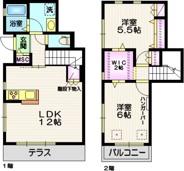 目黒区八雲のマンションの間取り