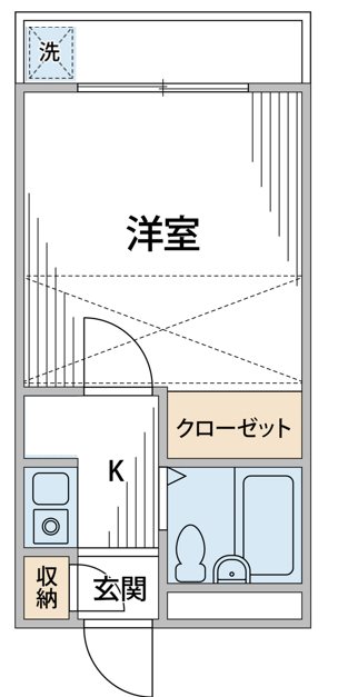 パレス茅ヶ崎の間取り