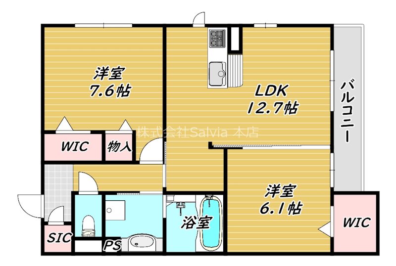 【D-room北花田の間取り】