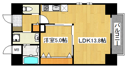 加古川市平岡町新在家のマンションの間取り