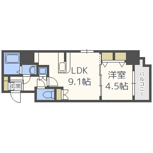 La Douceur梅田Eastの間取り