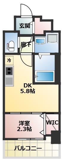 セレニテ江坂グランデの間取り