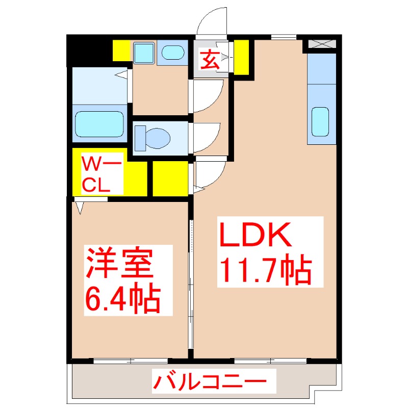 フォレスト　ｓａｃｈｉの間取り