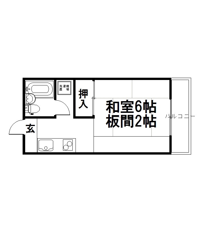 白水荘の間取り