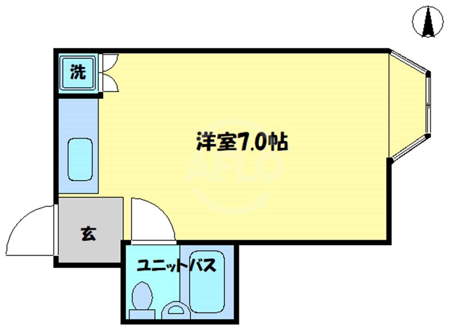 ノアーズアーク北堀江の間取り