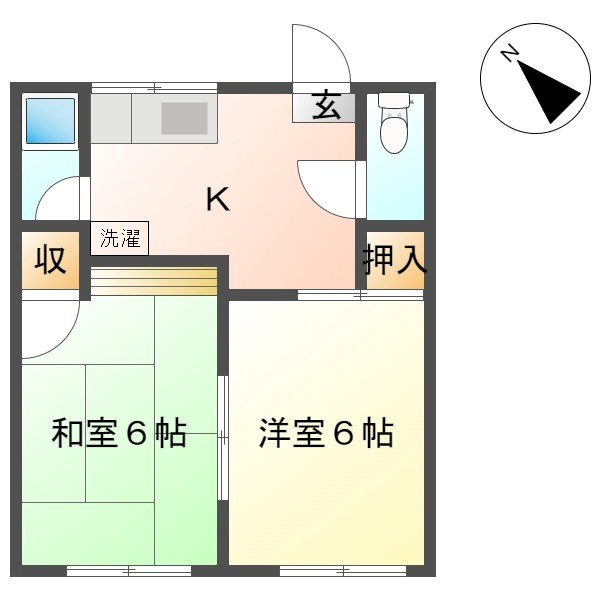 フォーブル甘利の間取り