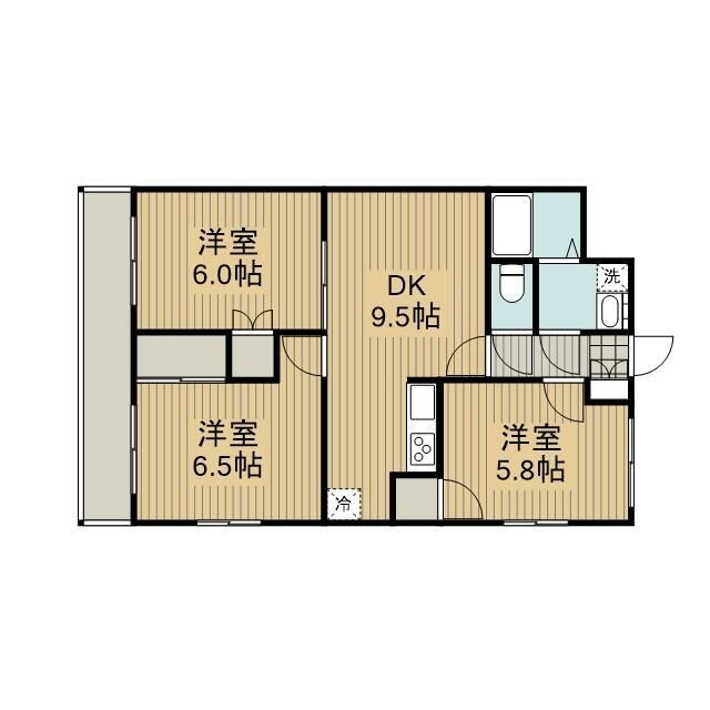 クレスト渕野辺の間取り